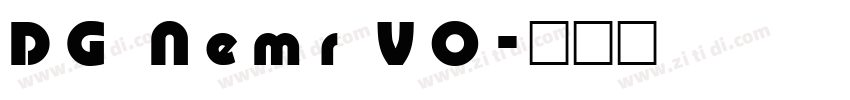 DG Nemr V0字体转换